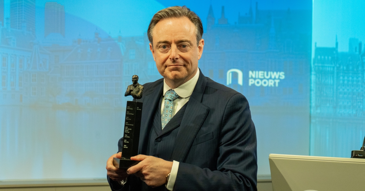 Pim Fortuyn Prijs 2023 Voor Bart De Wever | Nieuwspoort