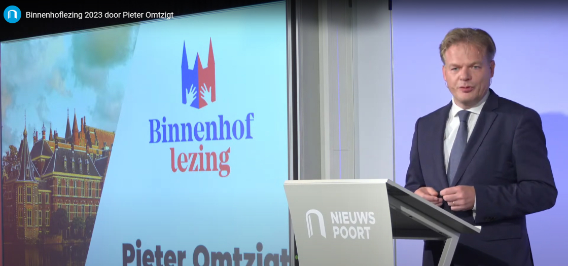 Binnenhoflezing door Pieter Omtzigt